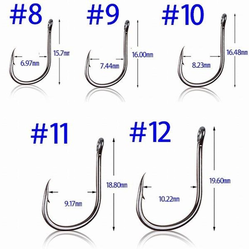 パステルオリーブ 伊勢尼 #1～#5 #6 #7 #8 #9 #10 #11 #12 釣り針