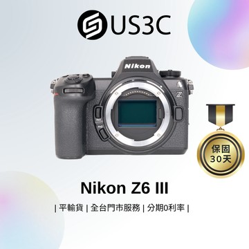Nikon Z6 III 全幅無反單眼 2450萬像素 部分堆疊式感光元件 5軸防手震 6K/60pRAW錄影 單機身