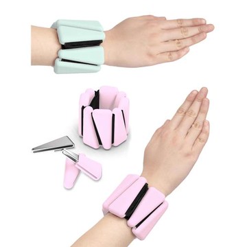 可調節負重手環健身隱形裝備綁腿沙袋臂手腕重力腳環鉛塊跑步運動