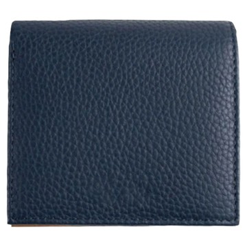 本革職人 真皮商務休閒多功能短夾 可拆式L字拉鍊零錢袋  藍色