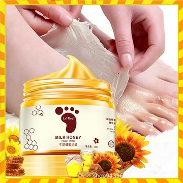 【歐萊雅形象店】 牛奶蜂蜜足蠟150g 足部護理 撕拉式足膜