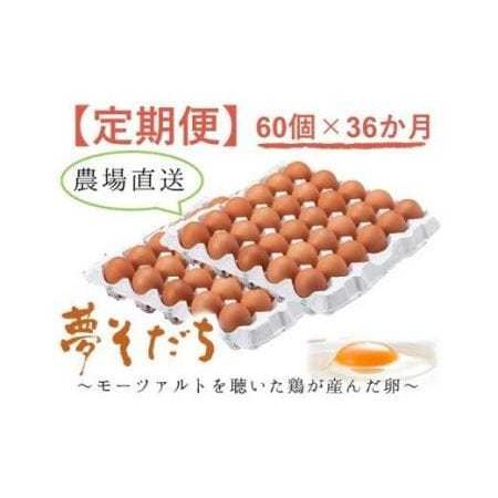 ふるさと納税 B-4 夢そだち卵60個×36か月定期 兵庫県たつの市