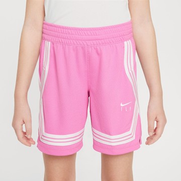 NIKE 短褲 童裝 大童 女童 運動褲 G NK DF FLY CROSSOVER SHORT 粉 DA1086-678