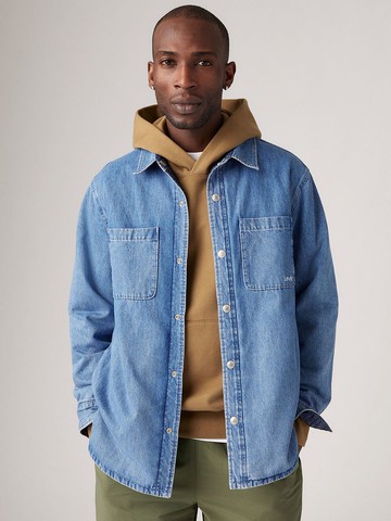 男款 雙面穿丹寧襯衫式外套 熱賣單品