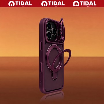磁吸支架手機殼 鏡頭保護翻蓋支架 送鏡頭膜 手機殼 適用iPhone 18 17 16 15 14 13 Pro 防摔殼