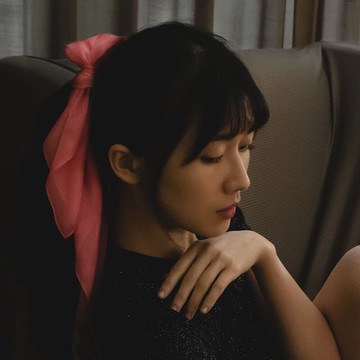 from a friend of mine｜櫻花粉素色雪紡絲巾髮帶