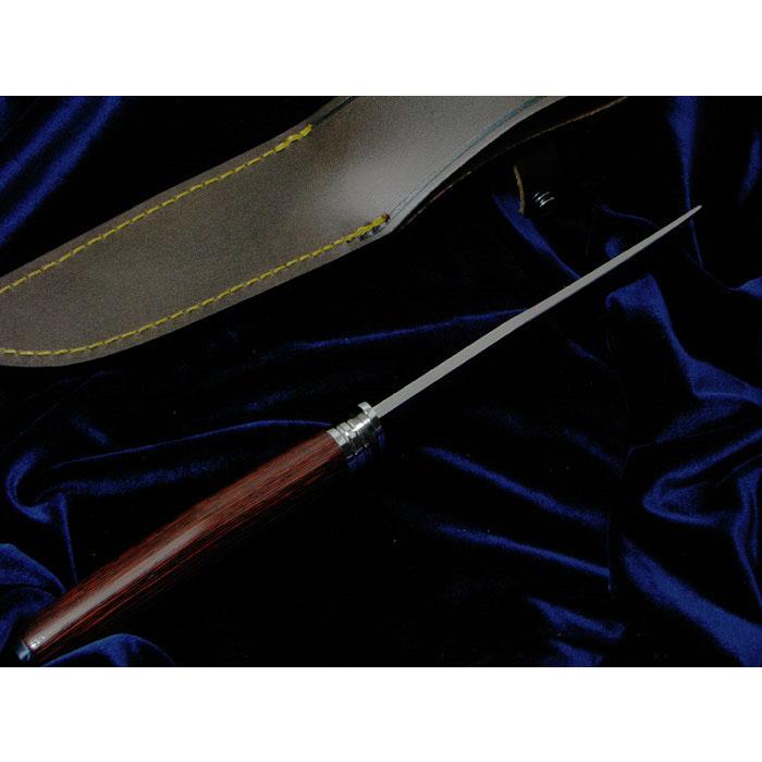 ムエラ エルク 146mm コーラルウッドハンドル シースナイフ ,Muela