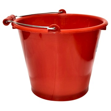 震嶸塑膠 強力水桶 D30*H25 (cm) 台灣製造  1個  紅色