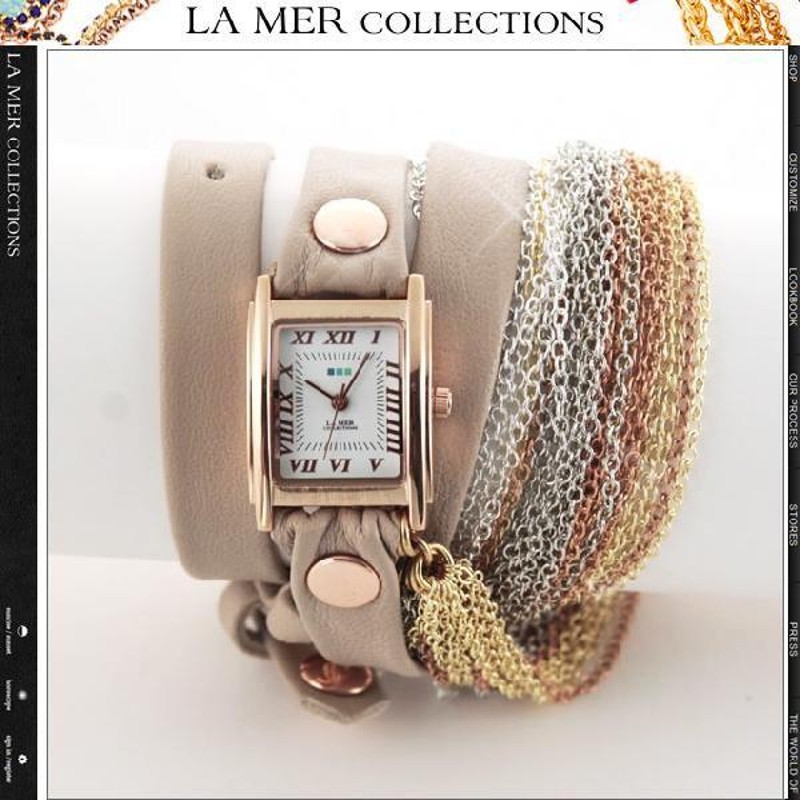 LA MER COLLECTIONS ラメールコレクション 腕時計 ブレスレット - 時計