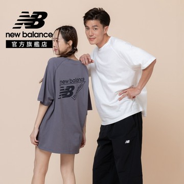 [New Balance]重磅Logo短袖上衣_男性_灰紫色_MT62F506AA9 版型偏大