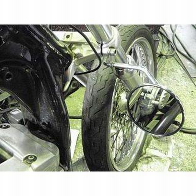 部品屋K&W SR400 汎用 フォーククランプミラーステー 仕様