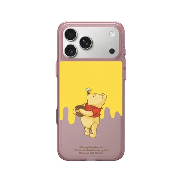 iPhone 17 Pro Max Clear (相機按鈕) 晶醺玫 - 迪士尼-小熊維尼 Disney Winnie The Pooh - 小熊維尼與蜂蜜