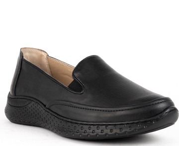 LA CONTE BLACK CASUAL CLOSED LOAFERS 黑色女款鞋子