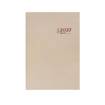 珠友Chuyu2027年B6週誌筆記內頁/奶茶/BC-50742-01
