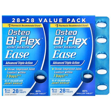 Osteo Bi-Flex, 關節健康，舒緩，三倍強度，2 包，每包 28 片迷您片