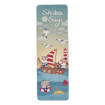 收納王妃 柴語錄海軍珪藻土洗漱墊 直 24 x 8 x 0.9cm  出航中 白色  3個