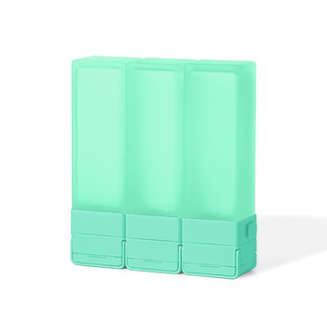 Suzzi｜積木旅行分裝瓶 三件旅行組 - 薄荷島綠L