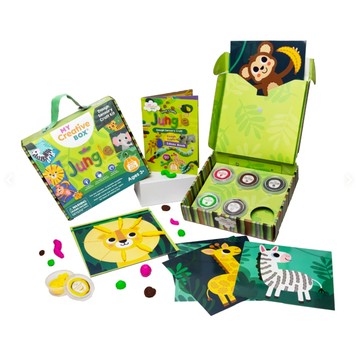 【My Creative Box】黏土探索寶盒-探險叢林 寶盒 百寶箱 創作 創意 黏土 藝術 拼貼 玩具 學習教具