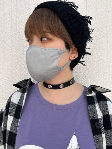 鉚釘頸鍊 / 黑色 / F尺寸 / hellcatpunks / hcp-ac-0286