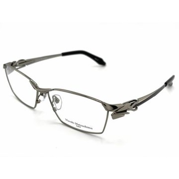 Masaki鈦金屬方框光學眼鏡/銀/黑#MF1306 C2