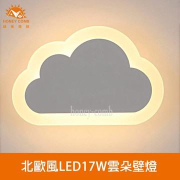 北歐風LED17W雲朵壁燈(V2221Y17)