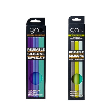 【買1送1優惠組】GoSili吸管❚20cm/海洋系❚送珍奶吸管三入組