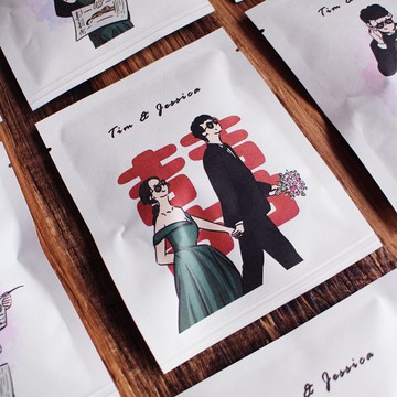 【客製化禮物】 濾掛式咖啡包 婚禮小物 / 彌月禮物 / 企業贈禮