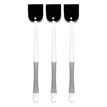 巧巧 倍潔洗廁刷  黑色 + 白色 + 灰色  3支