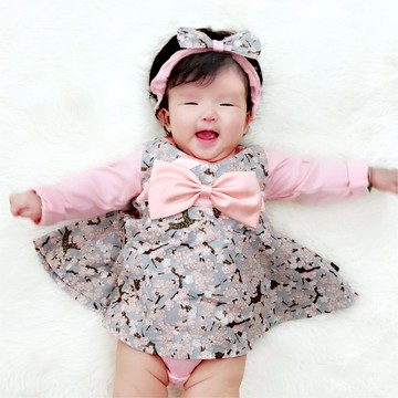 粉幸福櫻の花小公主 長袖 寶寶彌月禮盒組 嬰兒 新生兒禮物 送禮