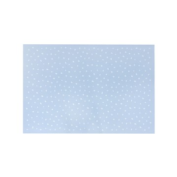 Playzu 台灣製環保無毒歐美設計波爾卡防水巧拼地墊62cm(6片組)海上絲路(水藍)