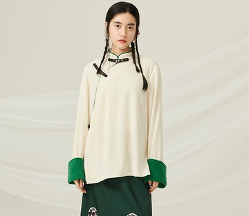 松月 新中式復古藏服 唐裝 外套/半身裙