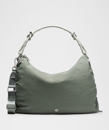 Convertible Ruched Crossbody Bag Large 16L