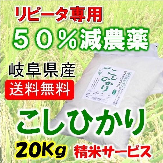 令和５年産岐阜県産 コシヒカリ 玄米20Kg（10kg×2）分ツキ可（こしひかり