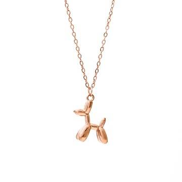 [鋼飾] 經典氣球狗鎖骨鍊 / 2色 / Classic Balloon Dog Necklace