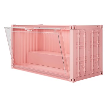 KOLKO 極炫貨櫃公仔展示盒 A0167-3 蜜桃粉  不適用  1個