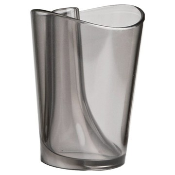 QUALy 漱搖杯  透明黑  1個