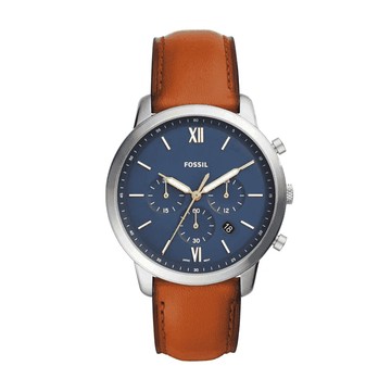 【FOSSIL】限時9折↘NEUTRA CHRONO 運動玩家淺棕手錶 男FS5453