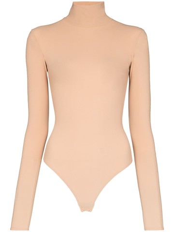 ALIX NYC - Warren roll-neck bodysuit - women - Polyamide/Elastane - L - Neutrals