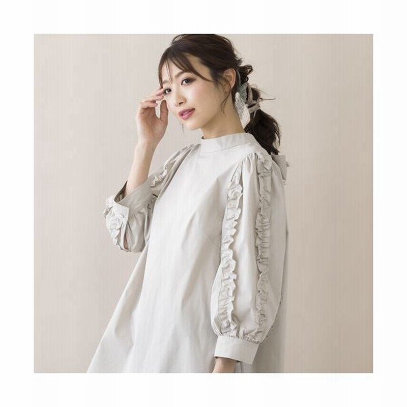 人気商品】 新品タグ付 ローズティアラ 50 さくらんぼ襟 チュニック