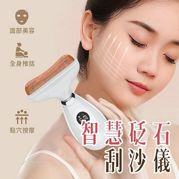 【4%點數】送3精油+愛康盈 SS-2臉部智慧砭石刮痧儀器 9段震動 電動臉部按摩器 美容院 按摩神器 可搭配精華液【限定樂天APP下單享點數回饋】