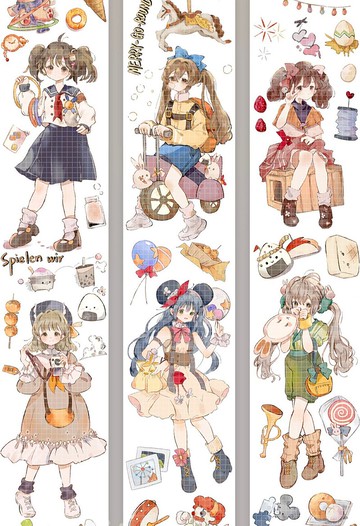 咕咕樂園 PET 紙膠帶