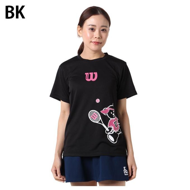 ウイルソン Wilson テニスウェア バドミントンウェア Tシャツ 半袖