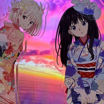 咪咪良品🔥莉可麗絲動漫周邊Lycoris Recoil井上瀧奈錦木千束亞克力立牌擺件