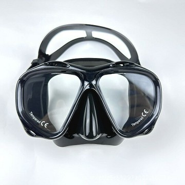 潛水鏡浮潛二寶呼吸管套裝男女新款大框矽膠面鏡浮潛面罩潛水眼鏡鑫弘-戶外運動