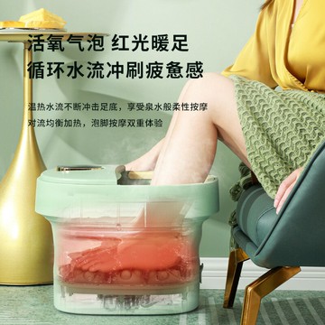 泡腳桶 足浴盆 足浴盆110V恒溫加熱智能按摩加深足浴盆足浴桶「限時特惠」