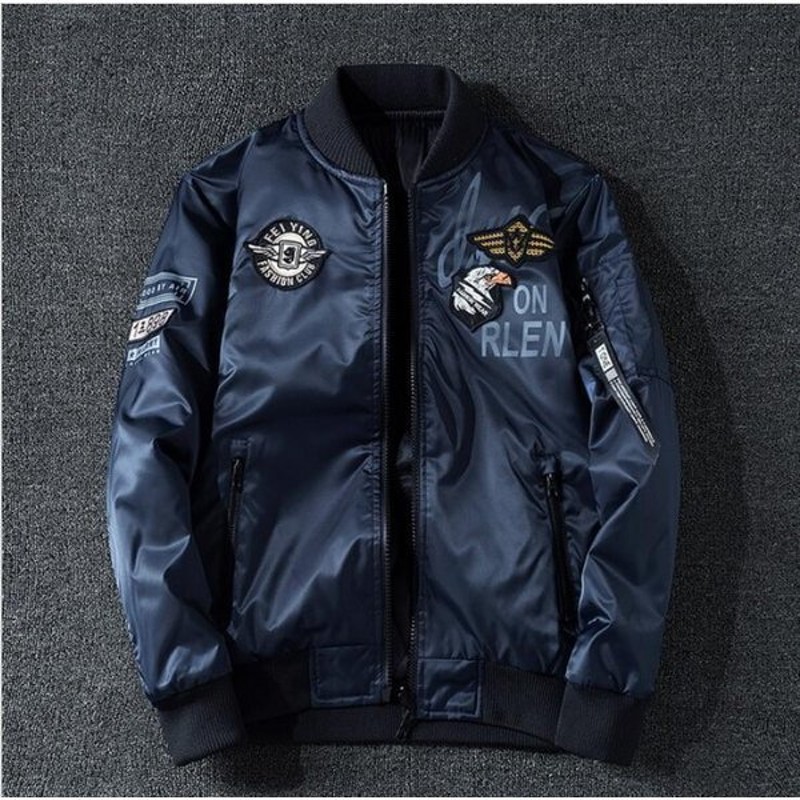 ブルゾン メンズ 春秋 春秋アウター コート 無地 Ma 1ジャケット ゆったり ストレッチトップス フライトジャケット 22新作登場 通販 Lineポイント最大get Lineショッピング