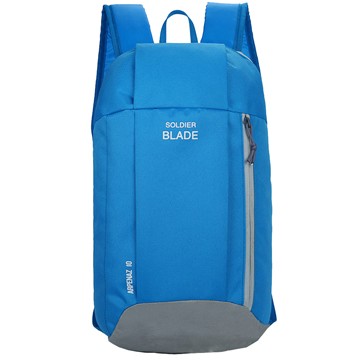 【活力揚邑】牛津雙肩背包防水防刮運動休閒旅行後背包-淺藍