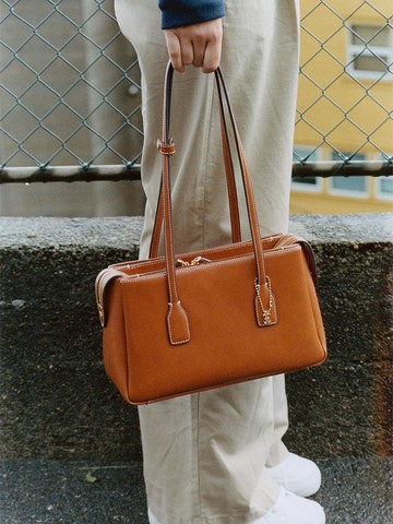 Leather Structured Mini Bridge Bag