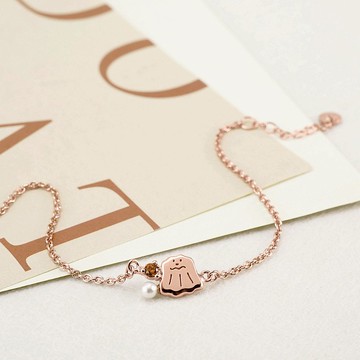 THE BUTTERS經典系列-奶油家族經典純銀手鍊-可露露