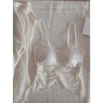 (免運)被這件魚尾勾勒出超絕線條！緞面+蕾絲一眼淪陷~自帶胸墊又純又欲